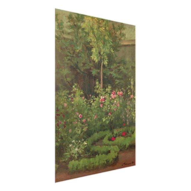 Pointillism artists Camille Pissarro - A Rose Garden