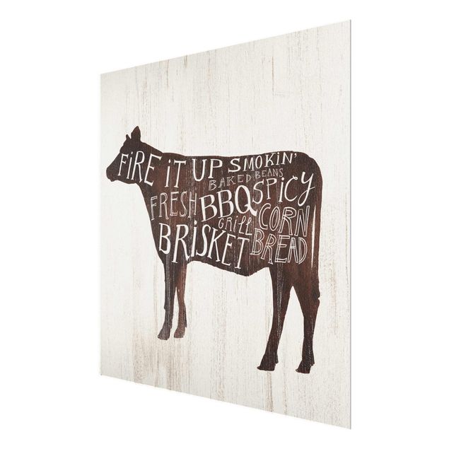 Prints Farm BBQ - Cow