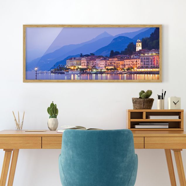 Mountain art prints Bellagio On Lake Como