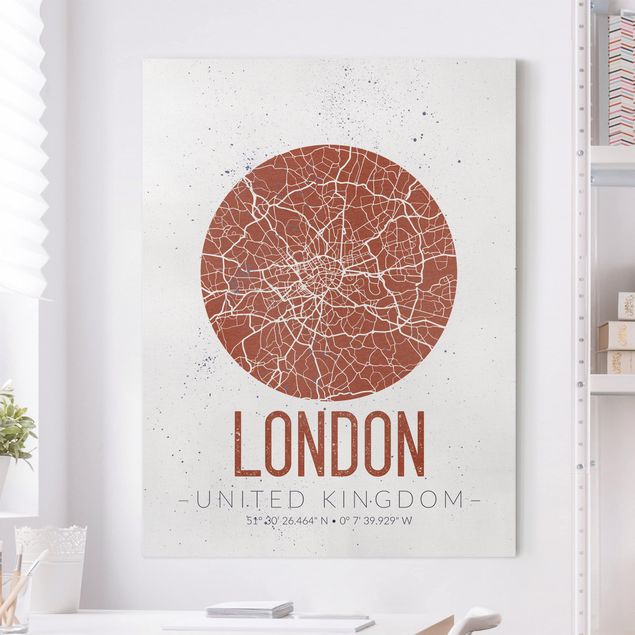 Kitchen City Map London - Retro