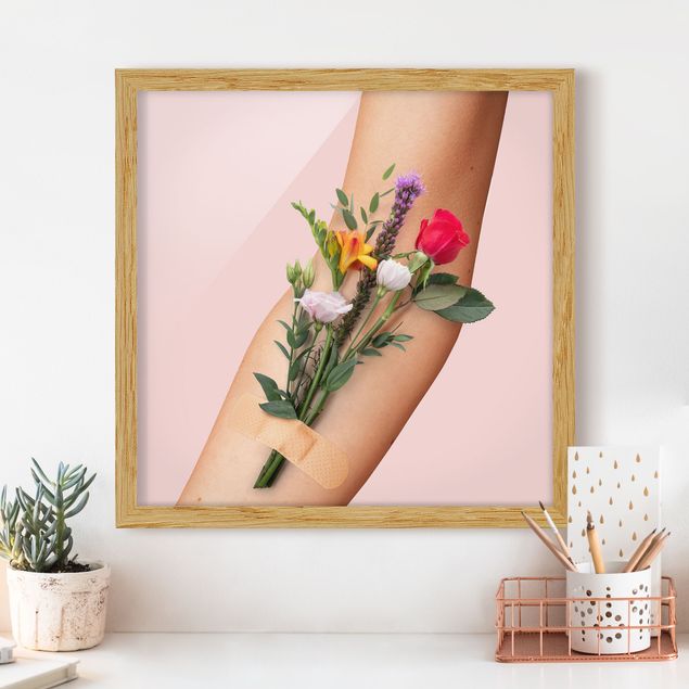 Kitchen Arm With Flowers