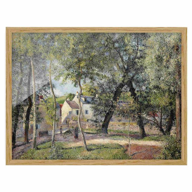 Post impressionism art Camille Pissarro - Landscape At Osny Near Watering