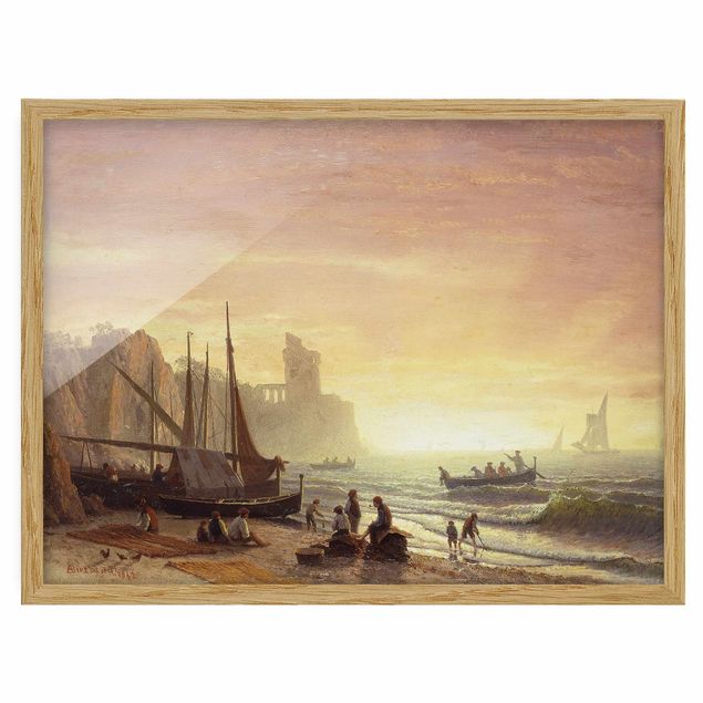 Art styles Albert Bierstadt - The Fishing Fleet