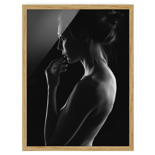 Nude art prints Woman Lost In Thoughts