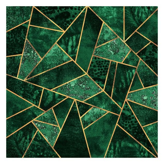Wallpapers green Dark Emerald With Gold
