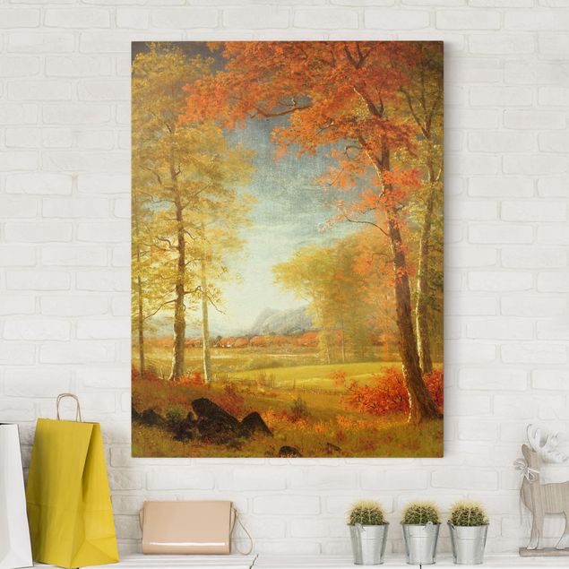 Kitchen Albert Bierstadt - Autumn In Oneida County, New York