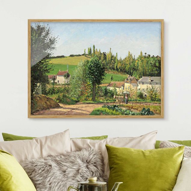 Kitchen Camille Pissarro - Hamlet In The SurRolling Hillss Of Pontoise