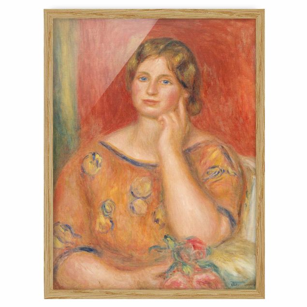 Art posters Auguste Renoir - Mrs. Osthaus