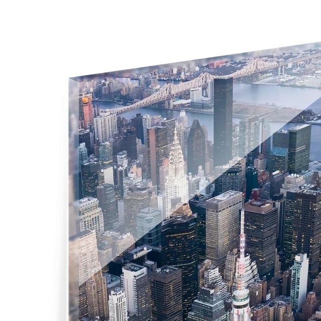 Grey canvas wall art Empire State Of Mind