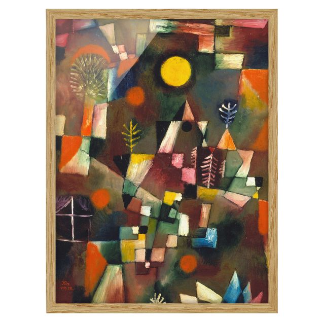 Abstract art prints Paul Klee - The Full Moon