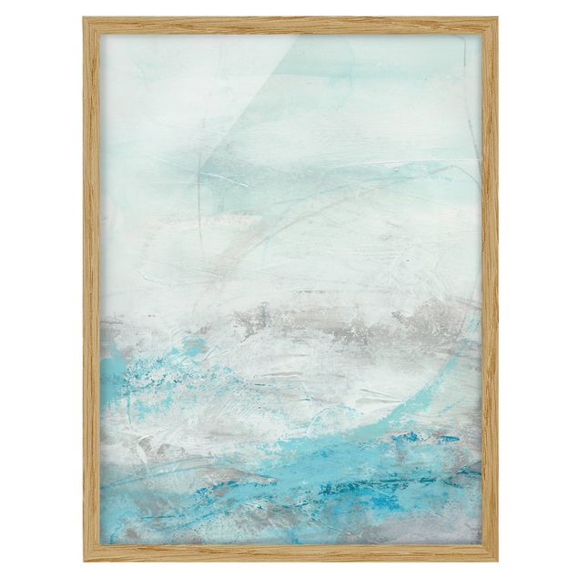 Abstract framed art Arctic I