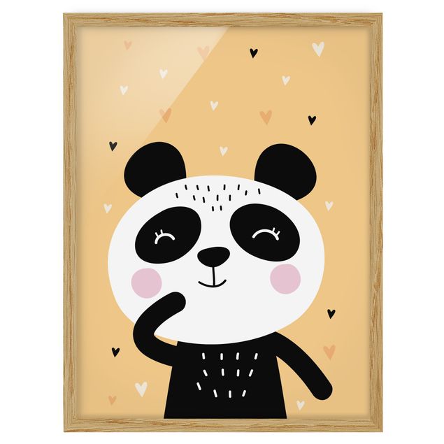 Child wall art The Happiest Panda