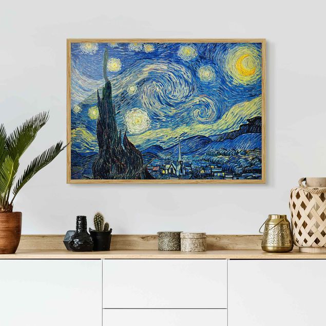 Pointillism artists Vincent Van Gogh - The Starry Night