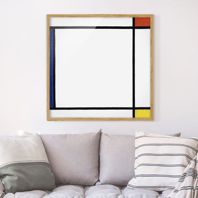 Abstract impressionism Piet Mondrian - Composition III with Red, Yellow and Blue