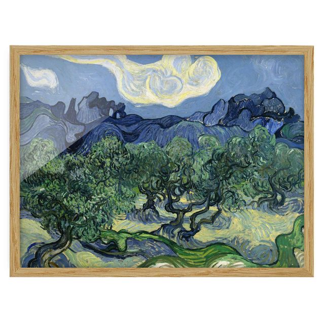 Post impressionism art Vincent Van Gogh - Olive Trees