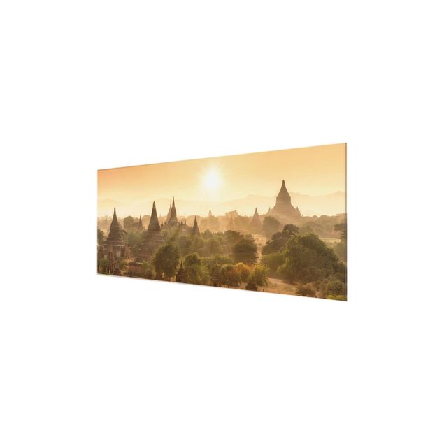 Contemporary art prints Sun Setting Over Bagan