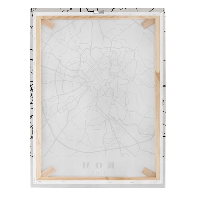 Prints Rome City Map - Classical