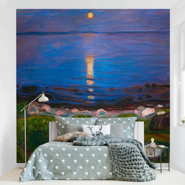Post impressionism Edvard Munch - Summer Night By The Beach
