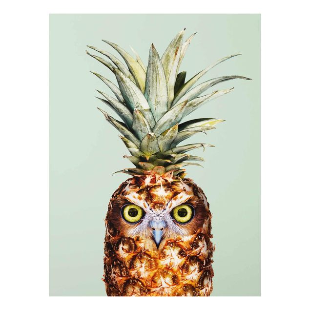 Fruit and vegetable prints Pineapple With Owl