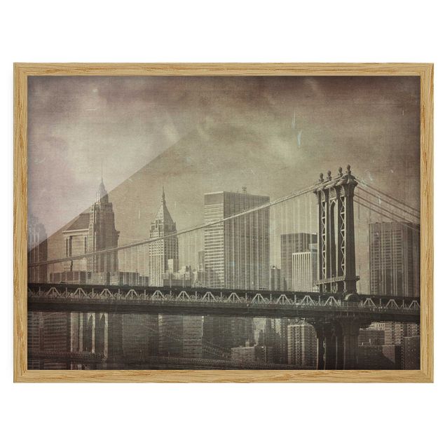 Retro photo prints Vintage New York City