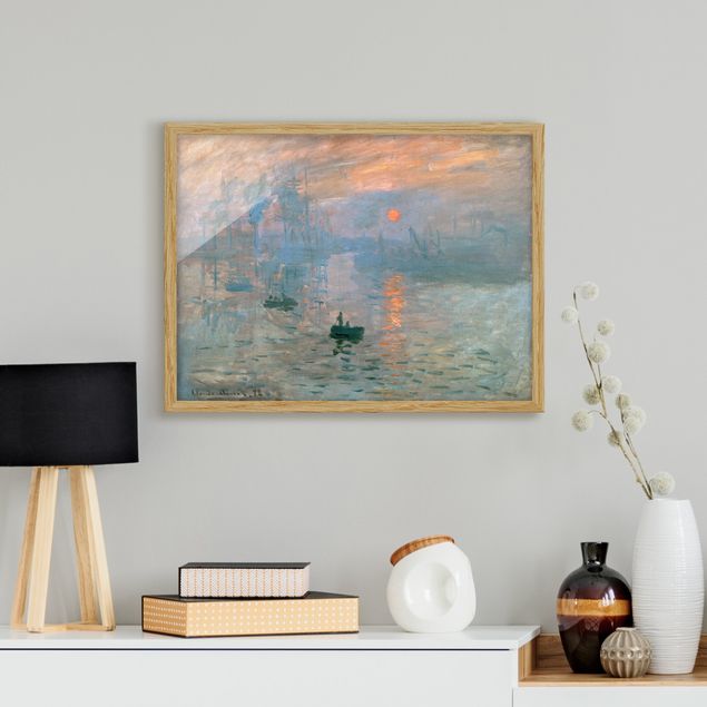 Abstract impressionism Claude Monet - Impression (Sunrise)