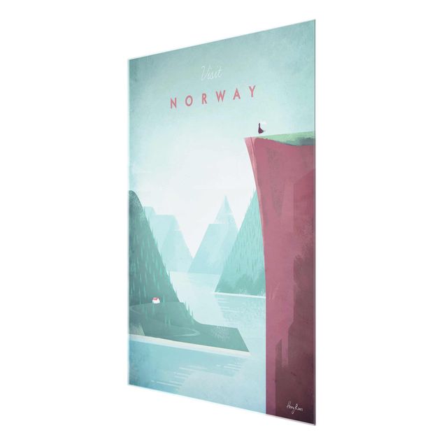 Skyline wall art Travel Poster - Norway