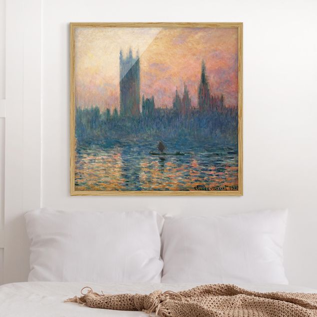 Impressionist art Claude Monet - London Sunset