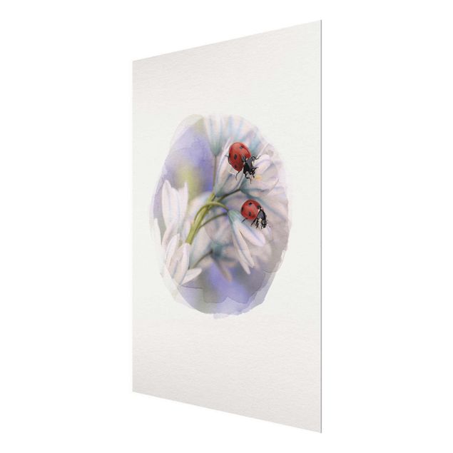 Prints Water Colours - Ladybug Couple