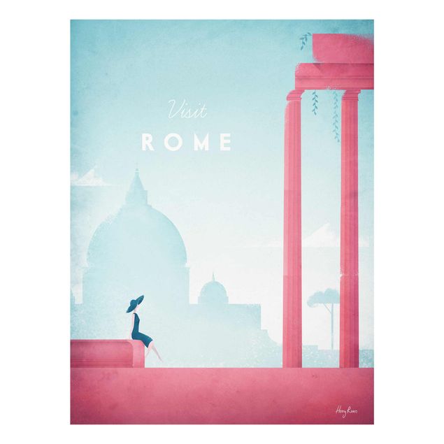 Vintage wall art Travel Poster - Rome