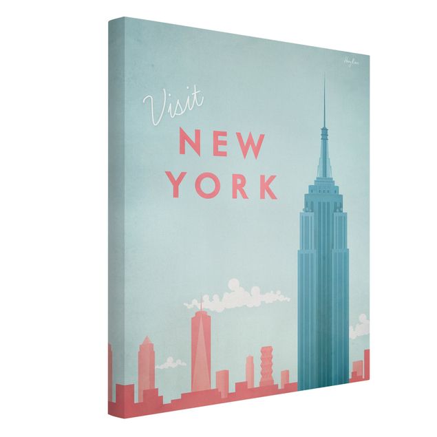 Canvas art Travel Poster - New York