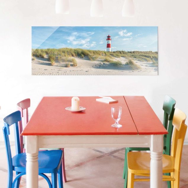 Landscape canvas prints Lighthouse At The North Sea