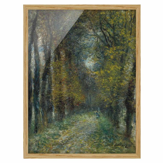 Prints landscape Auguste Renoir - The Allée