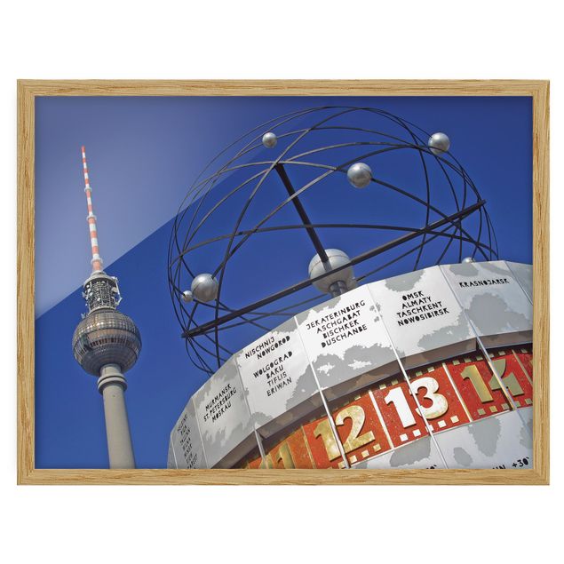 Prints blue Berlin Alexanderplatz