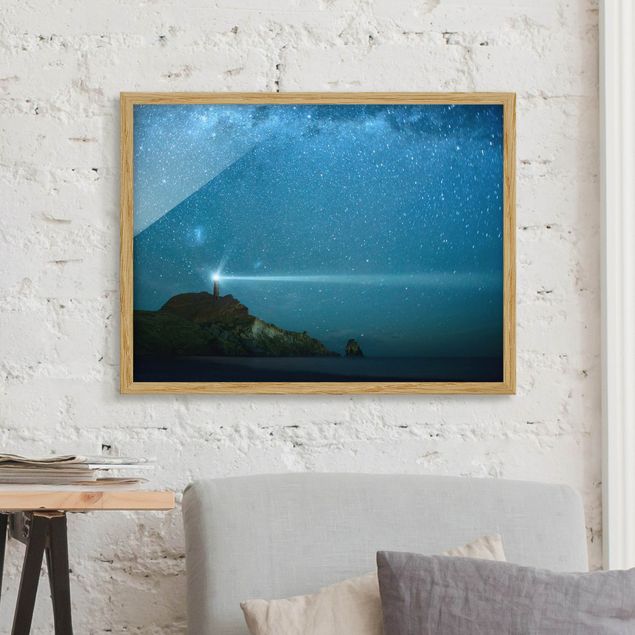 Framed beach pictures Lighthouse