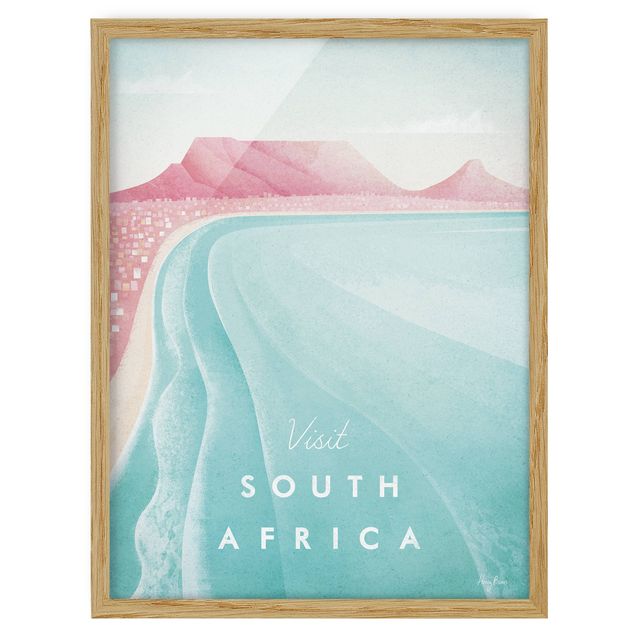 Beach wall art Travel Poster - South Africa