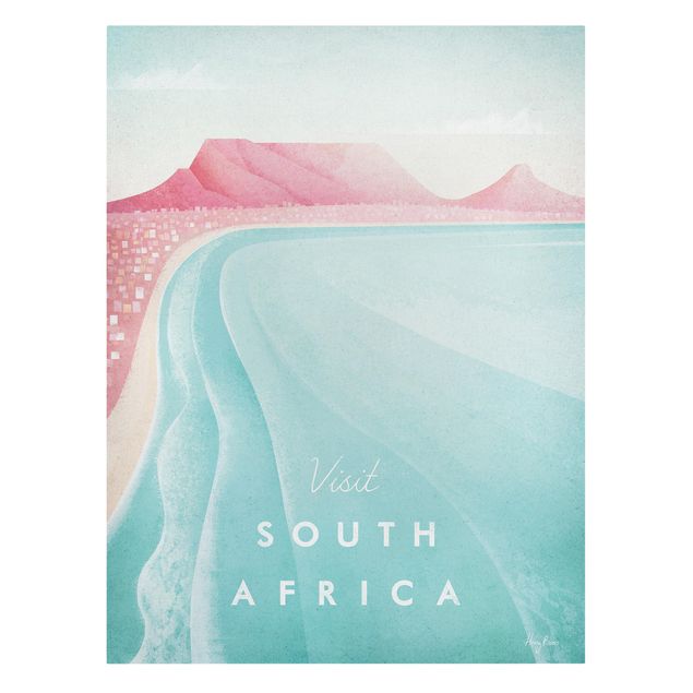 Canvas sea Travel Poster - South Africa