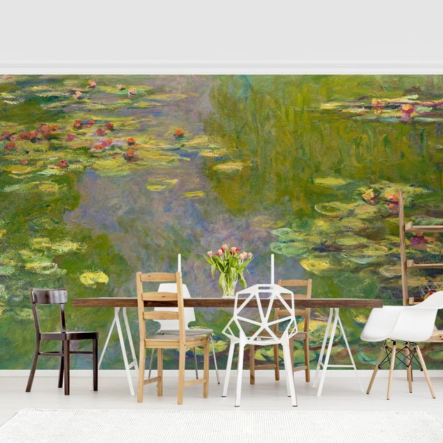 Abstract impressionism Claude Monet - Green Waterlilies