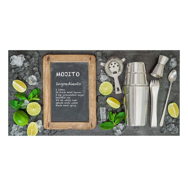 Canvas prints fruits and vegetables Mojito Recipe