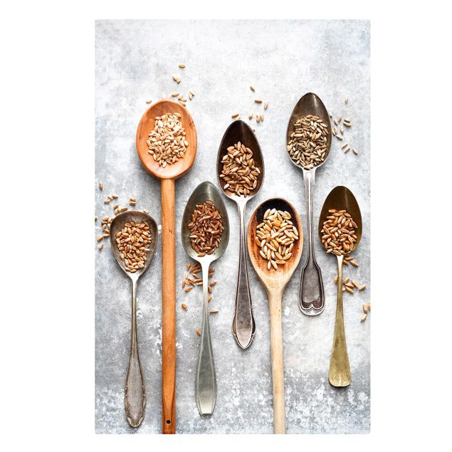 Spices canvas Cereal Grains Spoon