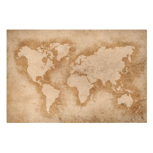 Prints Antique World Map