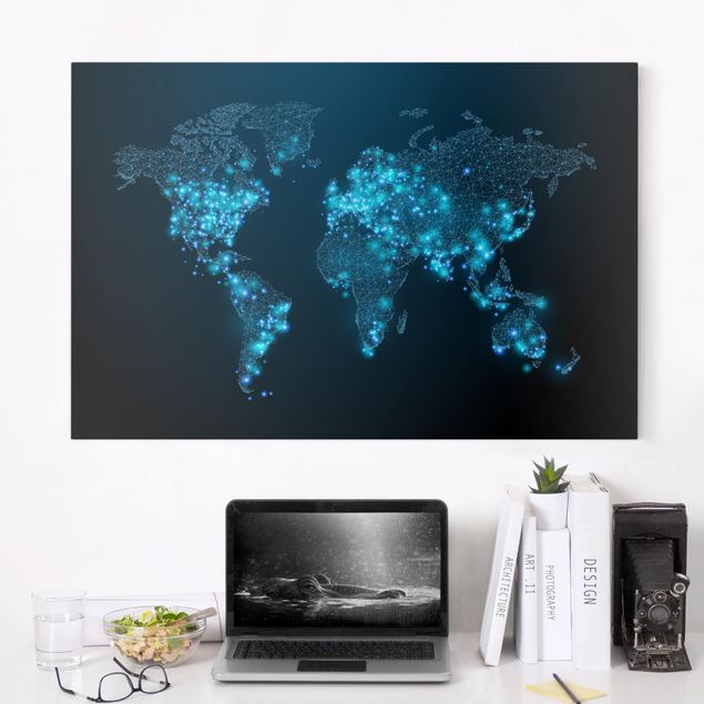 Kitchen Connected World World Map