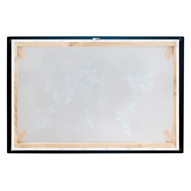 Canvas wall art Connected World World Map