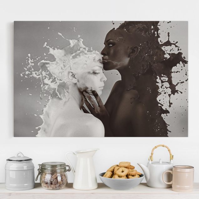Kitchen Milk & Coffee Kiss
