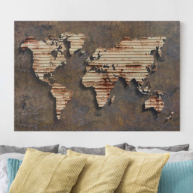 Prints maps Rust World Map
