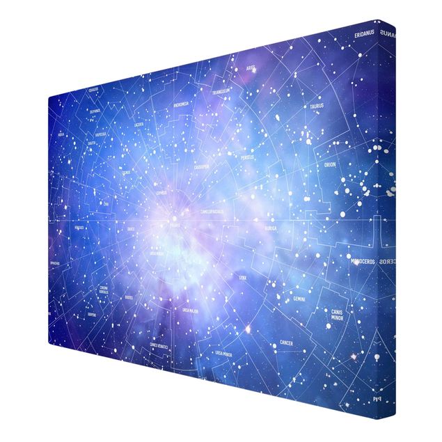 Prints Stelar Constellation Star Chart