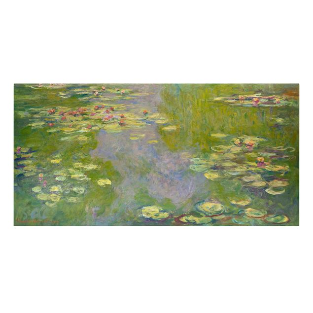 Canvas art Claude Monet - Green Waterlilies