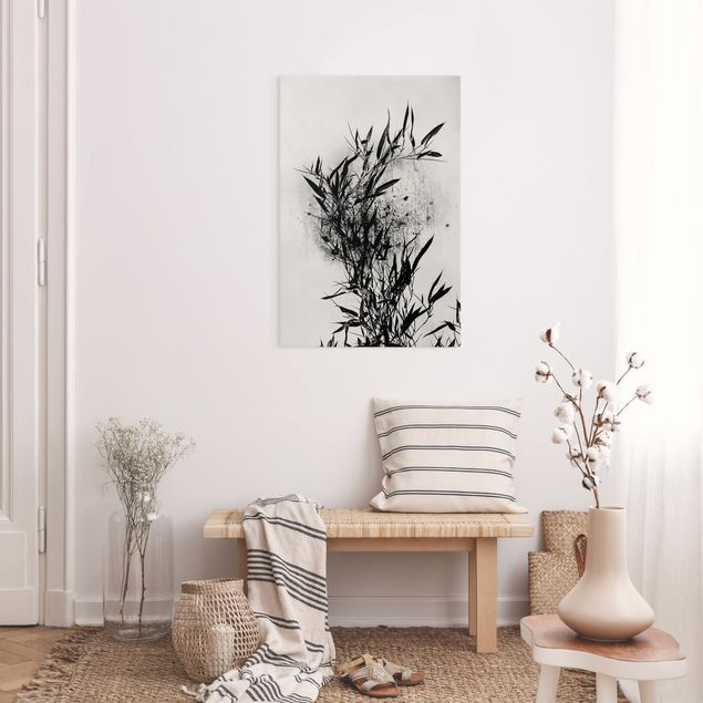 Prints fishes Graphical Plant World - Black Bamboo