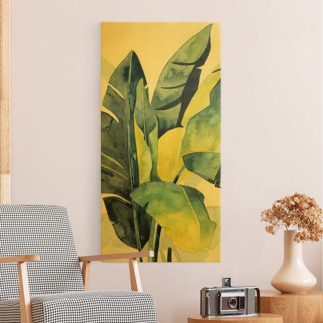 Modern art prints Tropical Foliage - Banana