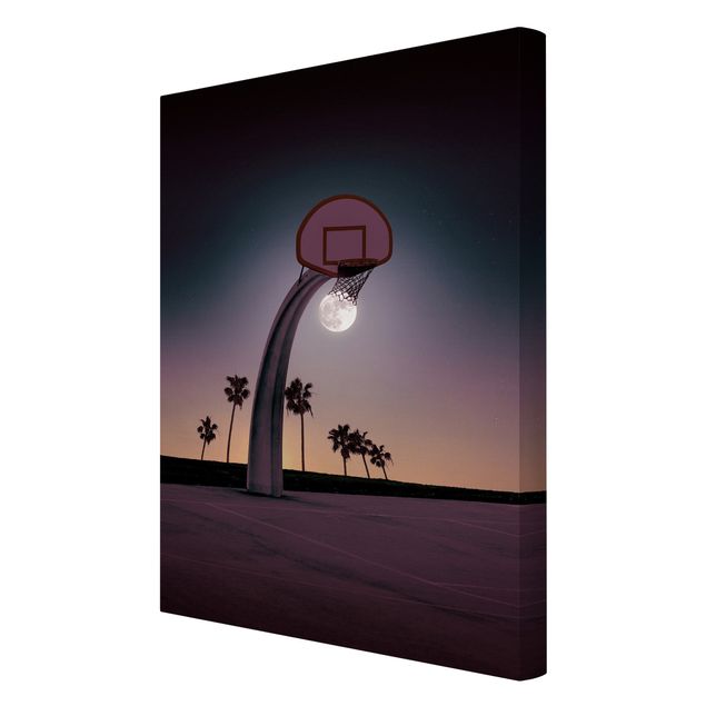 Jonas Loose Basketball With Moon