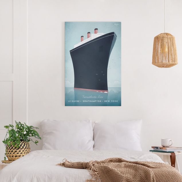 Beach prints Travel Poster - Cruise Ship